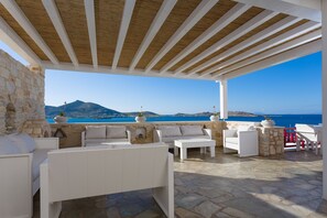 Double Room, Sea View | Terrace/patio - Katerina Mare (Paros)