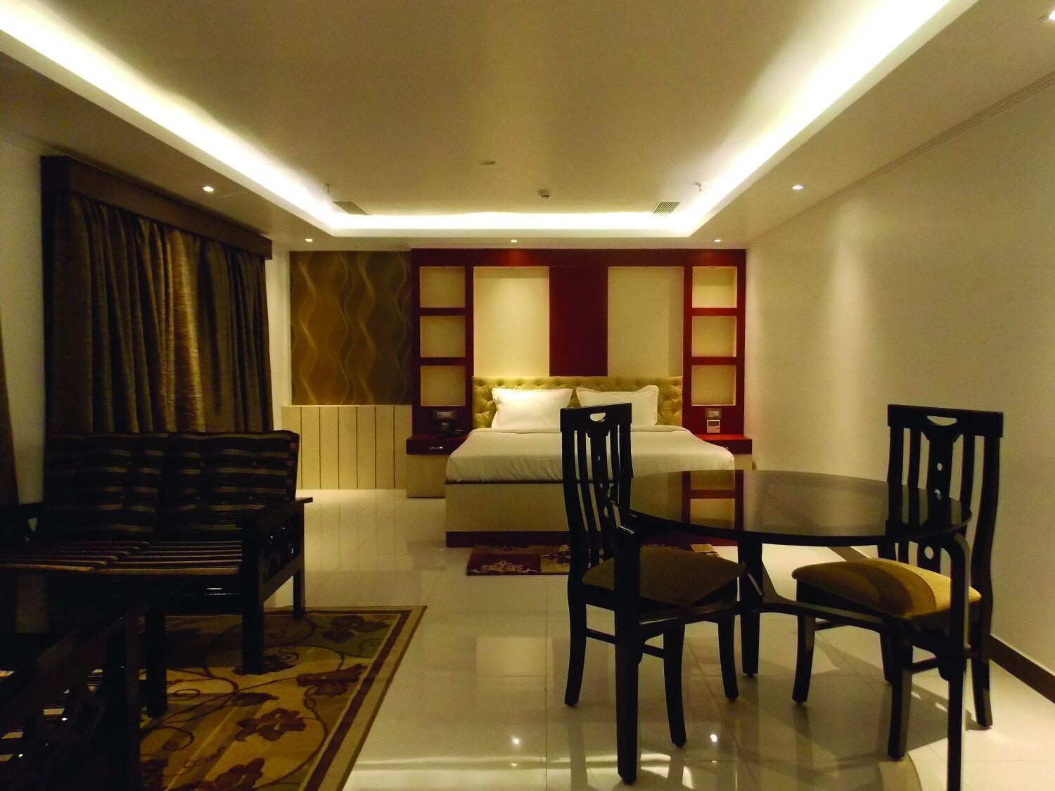 premium room | egyptian cotton sheets, premium bedding, memory-foam beds, desk