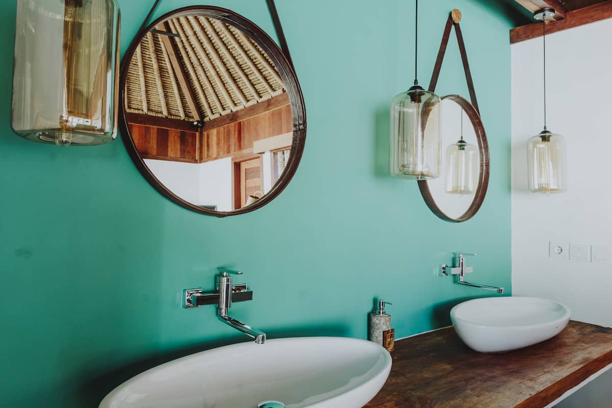 romantic villa, 1 king bed | bathroom sink