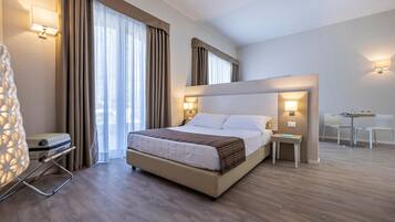 In-room safe, desk, blackout curtains, cots/infant beds