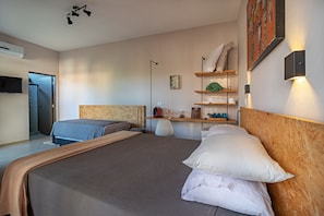Bungalow Desain, 1 kamar tidur, akses difabel, pemandangan kebun | Minibar, tirai kedap cahaya, Wi-Fi gratis, dan seprai linen
