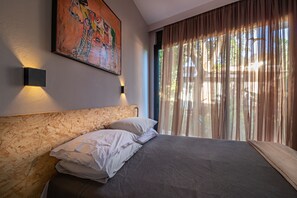 Bungalow Design, 1 chambre, accessible aux personnes à mobilité réduite, vue jardin