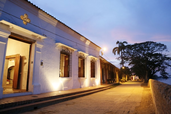 Front of property - evening/night