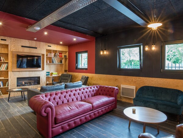 Sitteområde i lobbyen