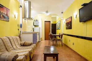 Klassiek huis | Woonruimte | Een lcd-televisie