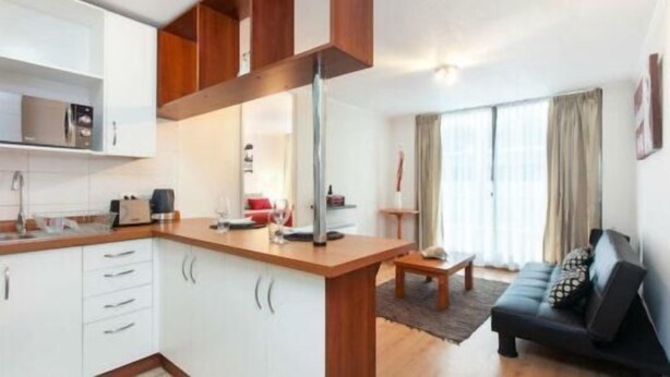 Family Apartment, 1 Bedroom, Non Smoking, Kitchen | Living area | 40-inch flat-screen TV with cable channels, TV - N.H. Aparts (Santiago)