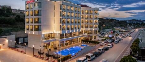 Front of property - evening/night