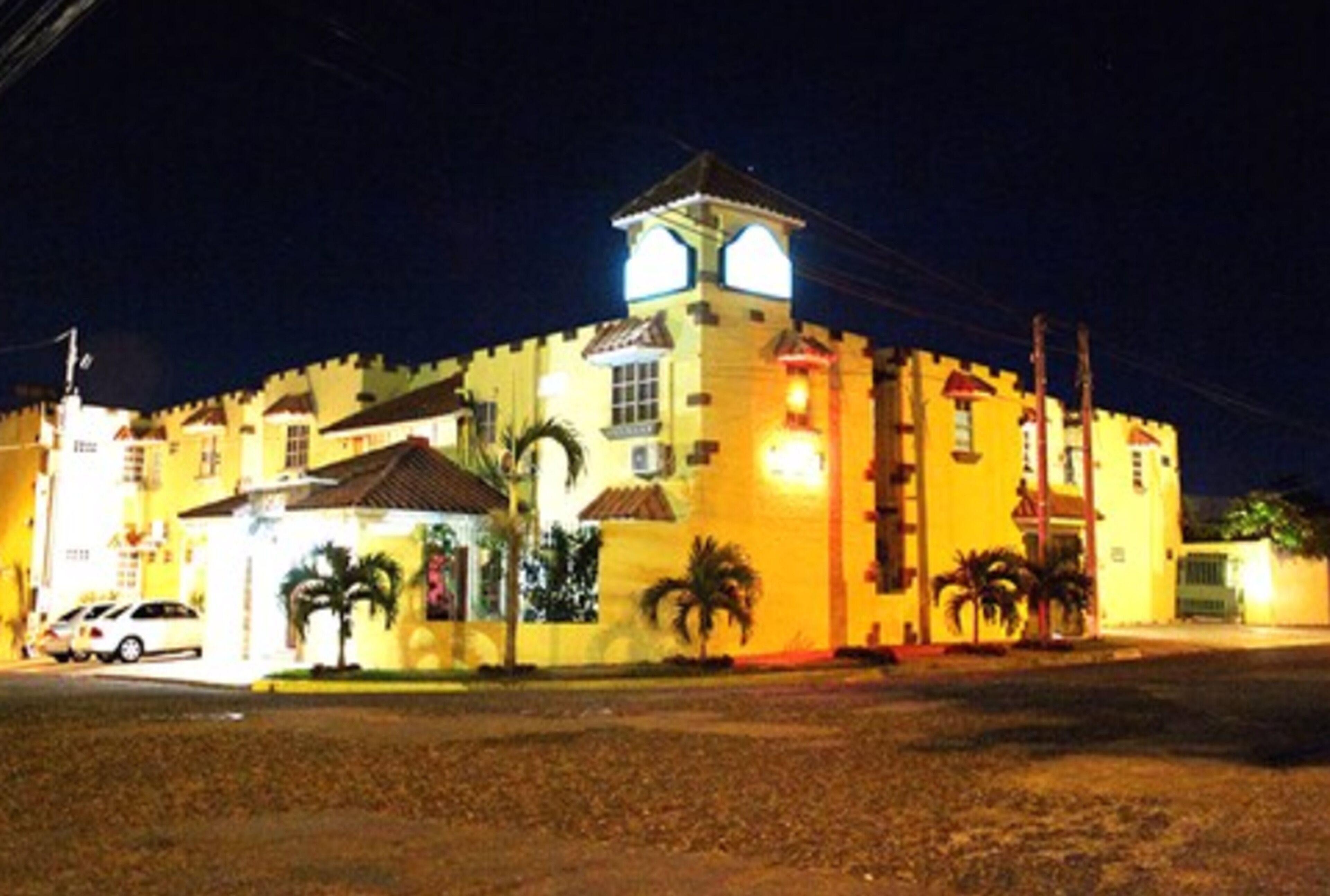 front of property – evening/night