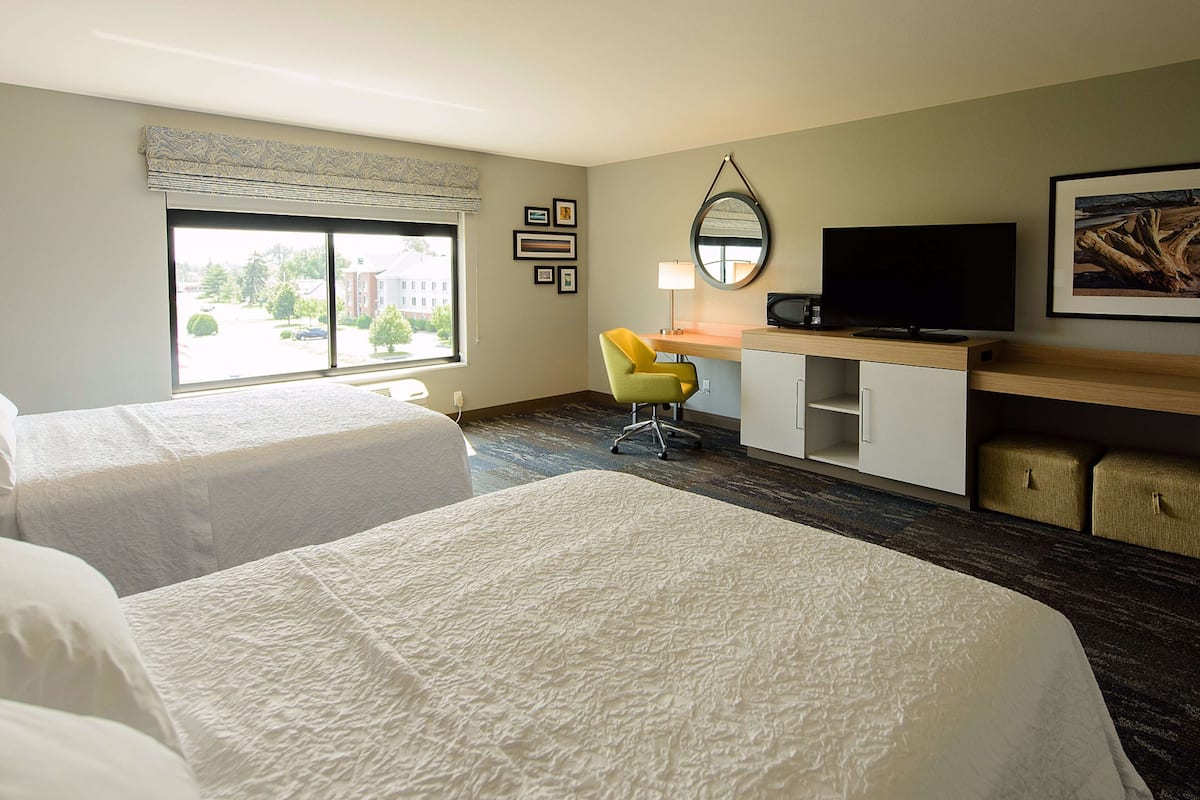 desk, laptop workspace, iron/ironing board, free cots/infant beds