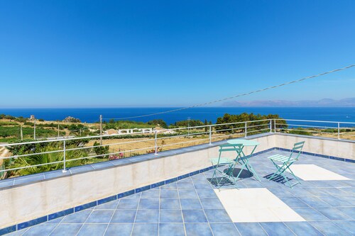 villa with views over Scopello