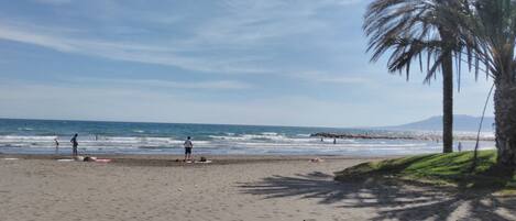 Una spiaggia nelle vicinanze