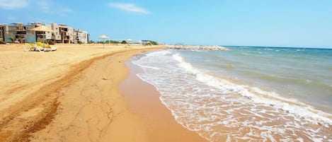 Beach nearby, beach towels