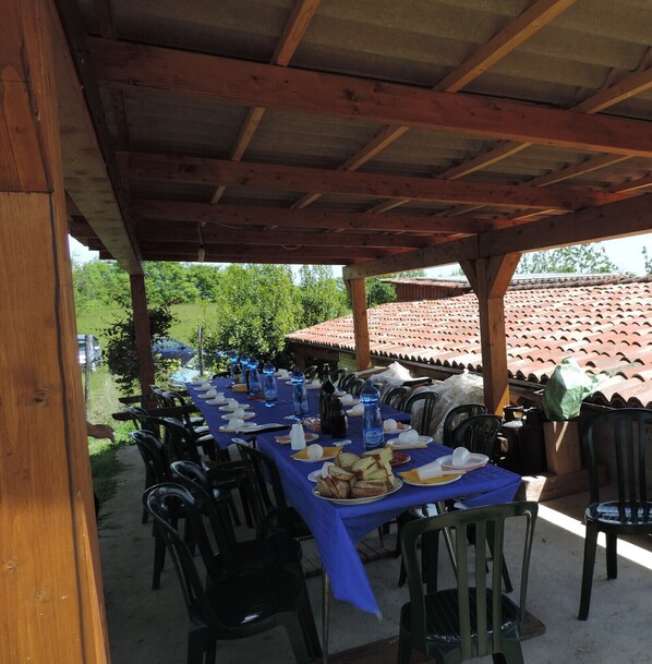 Restauration en plein air