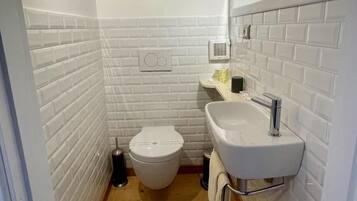 Suihkun ja ammeen yhdistelmÀ, hiustenkuivaaja, pyyhkeet