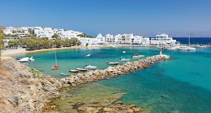Aphrodite | 1 Bedroom Apartment with partial Sea View and Patio, Cleopatra Homes Paros