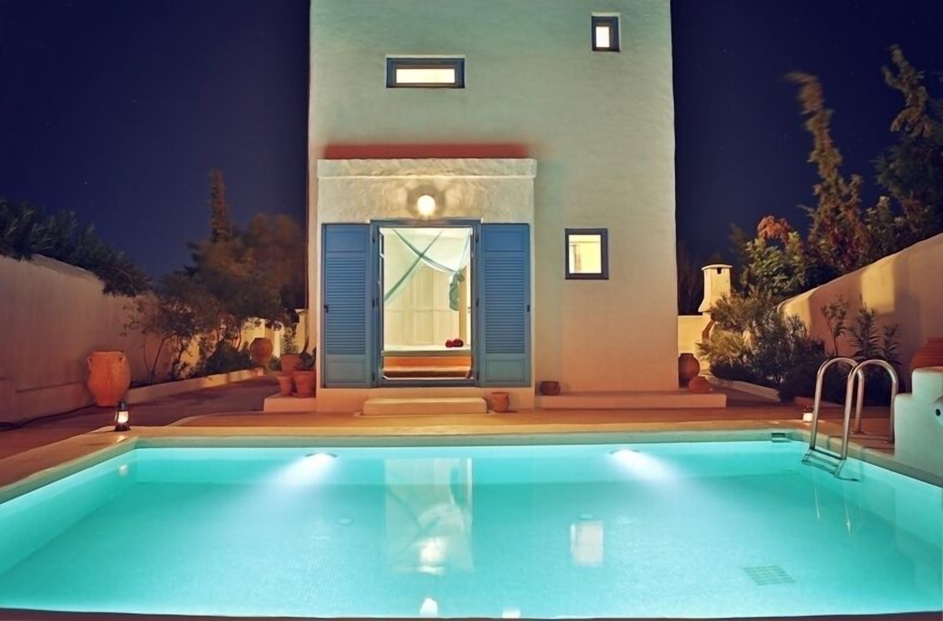 Una piscina riscaldata