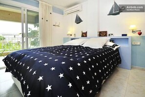 3 chambres, bureau, fer et planche à repasser, lit parapluie