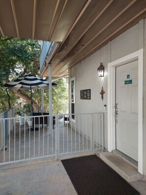 Exterior detail - Your Heart's Desire: First Floor End Unit on the Guadalupe! Dog friendly! (New Braunfels)
