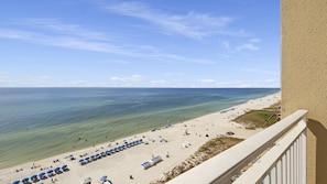 On the beach
