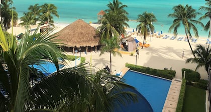 Oceanfront Modern Penthouse in Playa Norte text us 317-652-1366