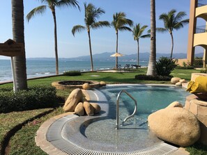 Una piscina riscaldata