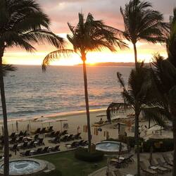 Na praia