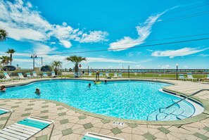 Una piscina climatizada