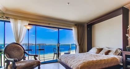 Mission Bay auf Sand Panoramablick -Upscale