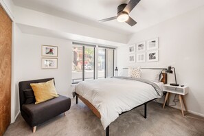 2 bedrooms, iron/ironing board, travel crib, free WiFi