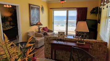 TV, DVD player, table football, stereo