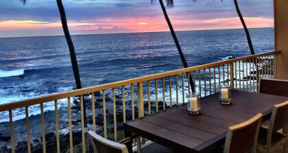 2BR / 2BA Kona Reef Ocean & Valkoinen hiekkaranta joka huoneessa