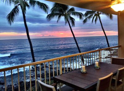 2BR/2BA Kona Reef Ocean & White Sand Beach From Every Room