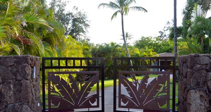 Hale Pono- Oceanfront, private, gated, great views, AC, large property