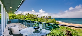 Hale Pono- Oceanfront, private, gated, great views, AC, large property 