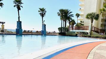 Indoor pool, outdoor pool