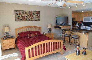 Iron/ironing board, travel crib, free WiFi, bed sheets