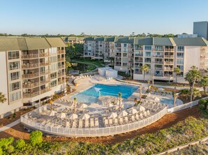Exterior - Spacious Oceanfront Condo in Palmetto Dunes, Unobstructed Ocean Views  (Hilton Head Island)