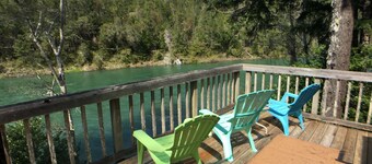 Private Riverfront Home with deck on the Beautiful Smith River - North Coast, Ca