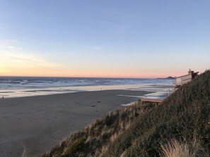 On the beach