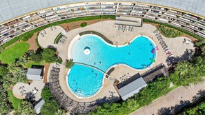 A heated pool - Beach Resort 215 Beach Setup included* HUGE value added.  Perfect Pool View. Convenient Access (Miramar Beach)