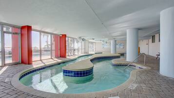 Indoor pool, outdoor pool