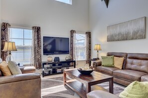 TV, video games, DVD player, books