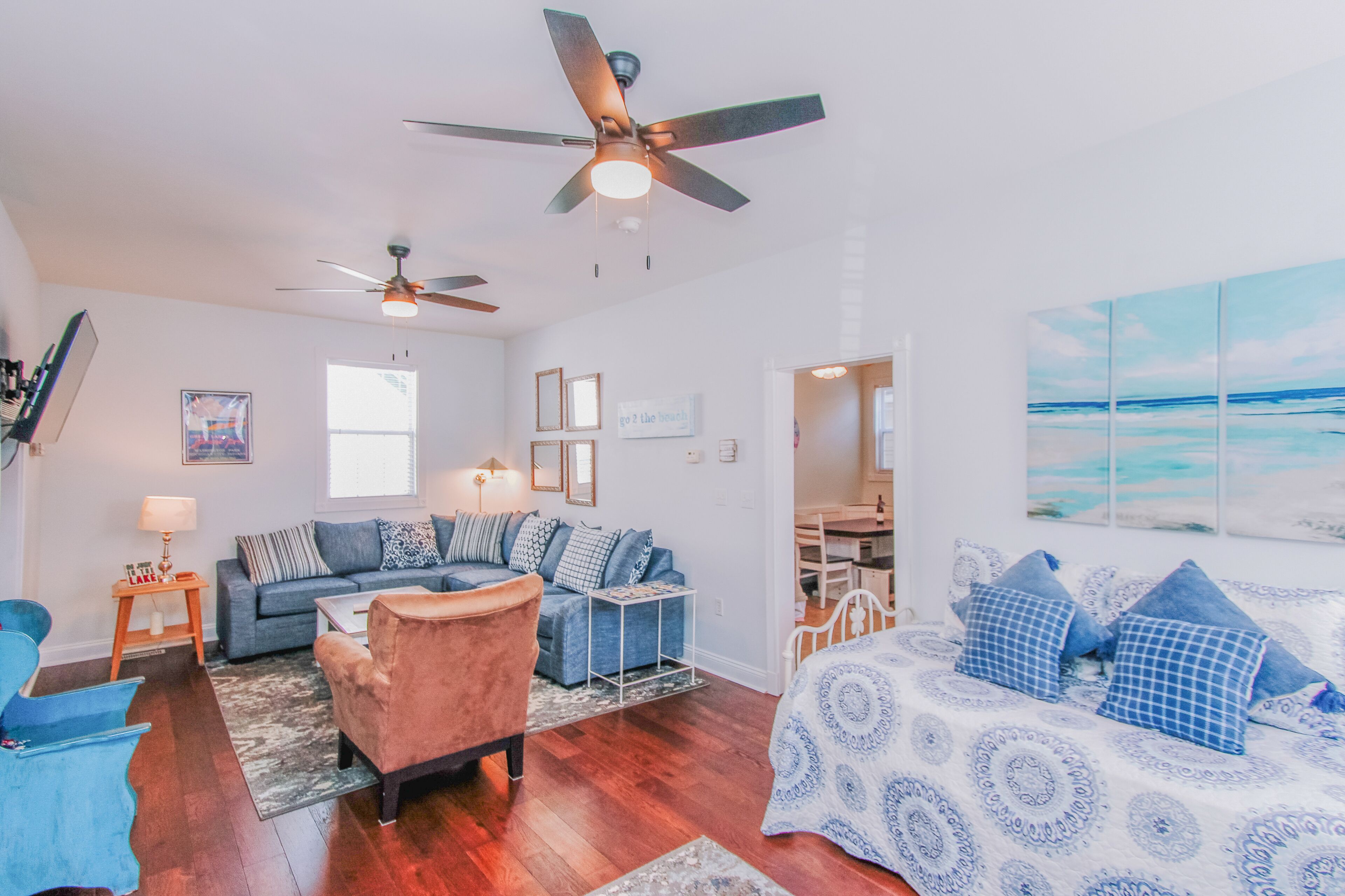 4 bedrooms, iron/ironing board, travel crib, WiFi (free)