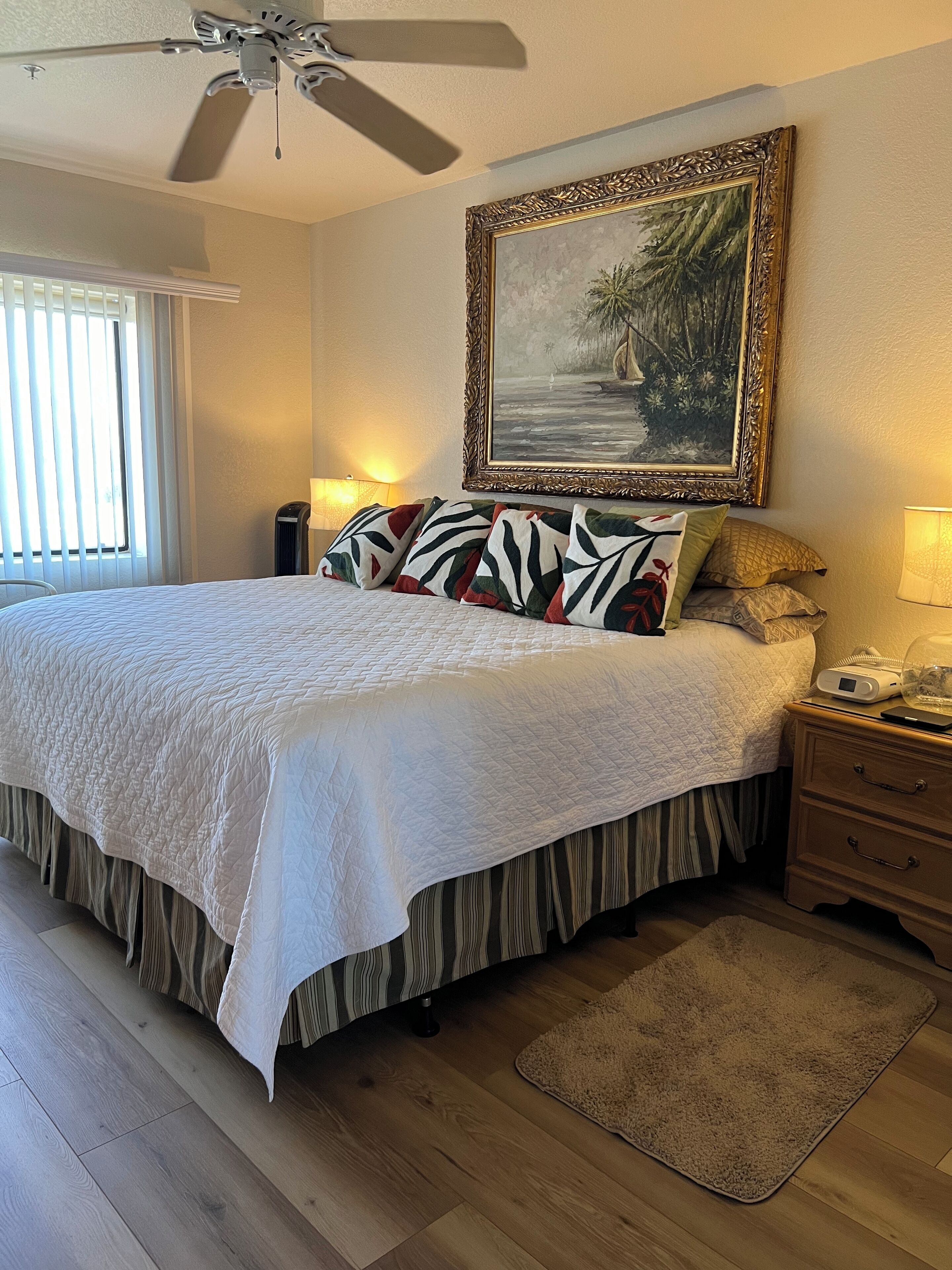 2 bedrooms, desk, iron/ironing board, free WiFi