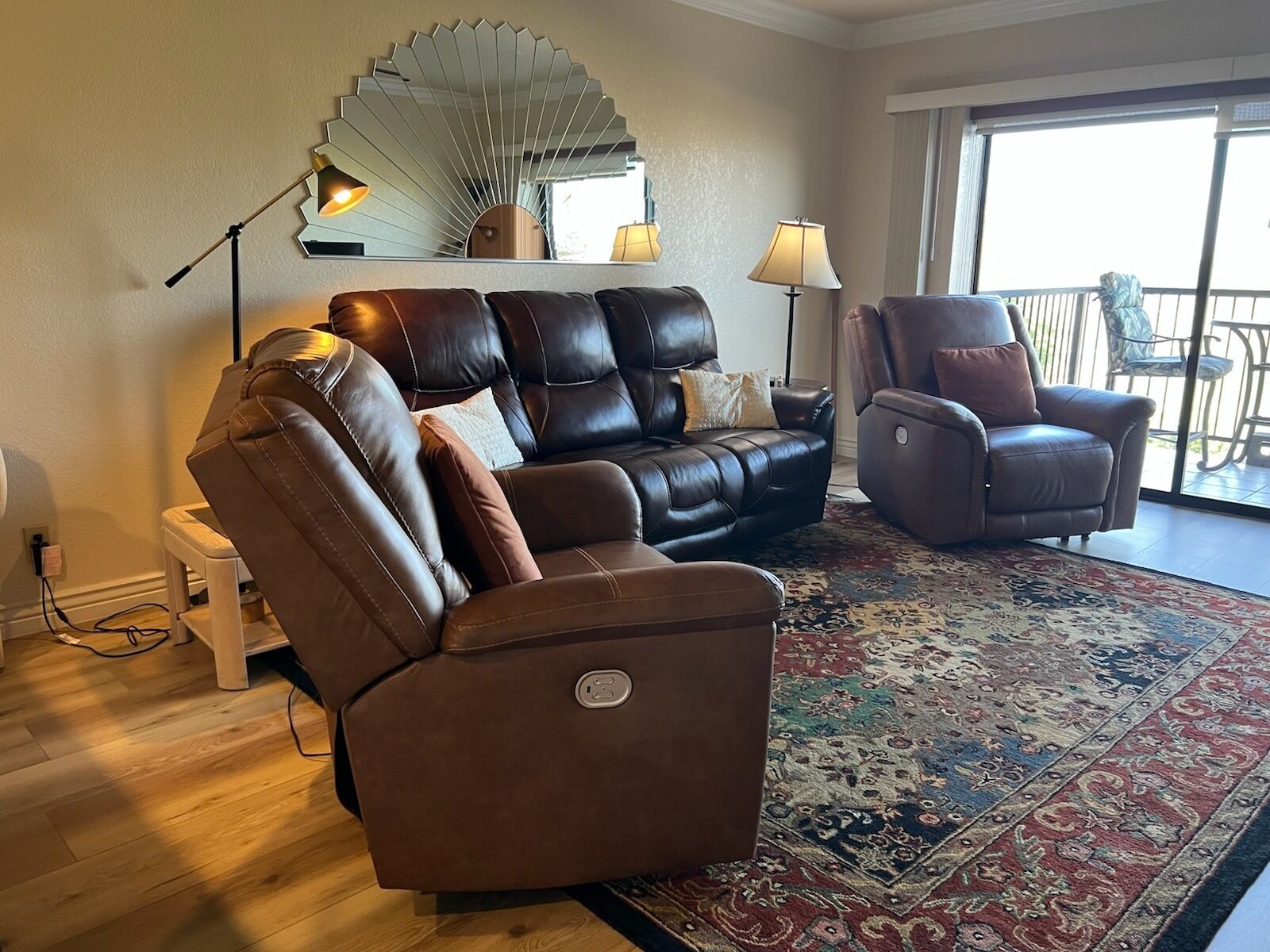 Smart TV, DVD player, books, music library