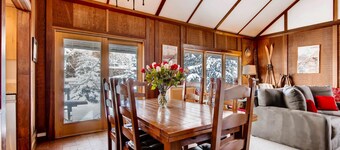 Steps to Gondola Forest Road Chalet with Jacuzzi & Wood Burn Fireplace