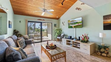 Smart TV, video games, DVD player, books