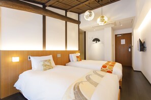 Luxury Twin Room, Non Smoking | Hypo-allergenic bedding, free minibar, in-room safe - Hotel Gion Misen (Kyoto)