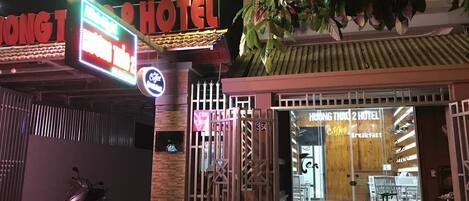 Front of property – evening/night