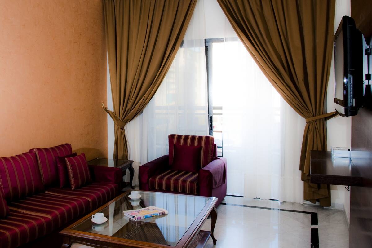 Superior Apartment, 2 Bedrooms, Balcony | Living area